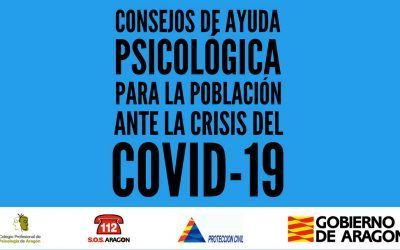 Consejos de ayuda psicológica en la crisis del coronavirus