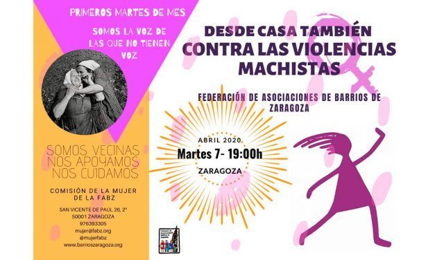 Desde casa también Contra la violencia machista abril 2020