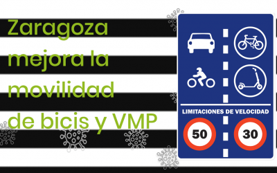 Zaragoza mejora la movilidad de bicis y VMP