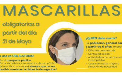 Mascarillas obligatorias para mayores de 6 años