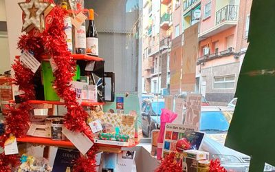 Cesta de Navidad del proyecto Bolsa de Material Escolar