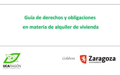 UCAragón asesora a colectivos vulnerables en alquiler de vivienda