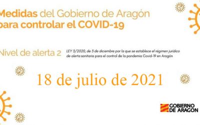 Medidas COVID 18 de junio de 2021