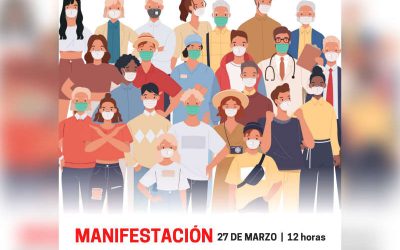 Manifestación Salvemos la Atención Primaria el 27 de marzo
