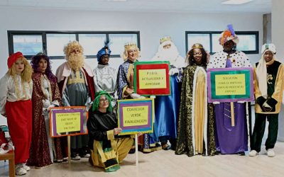 Visita a Oliver de los Reyes Magos y Reinas Magas en 2023