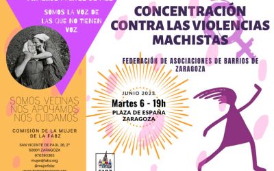 Concentración contra violencias machistas de junio de 2023