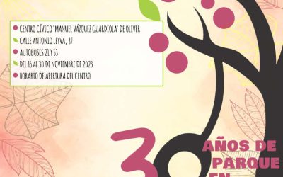 Exposición 30 años de Parque en Oliver