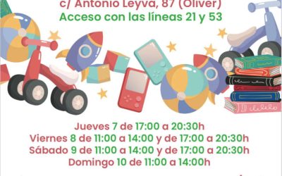 El Rastro de Juguetes 2023 abre sus puertas el 7 de diciembre en el Centro Cívico de Oliver
