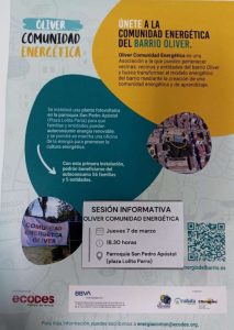 Sesión Informativa 7 Marzo Oliver Comunidad Energética