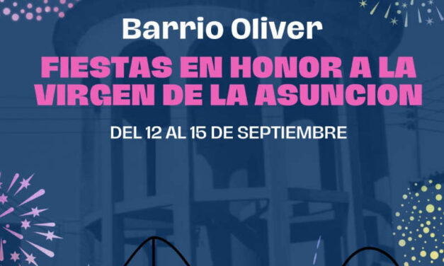 Fiestas de Oliver 2024 del 12 al 15 de septiembre