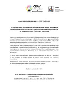 Asociaciones Vecinales por Valencia