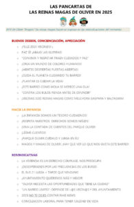 Pancartas Cabalgata 2025
