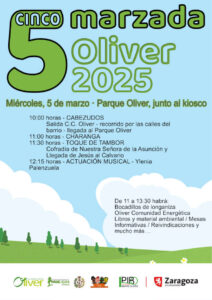 Cincomarzada en Oliver 2025