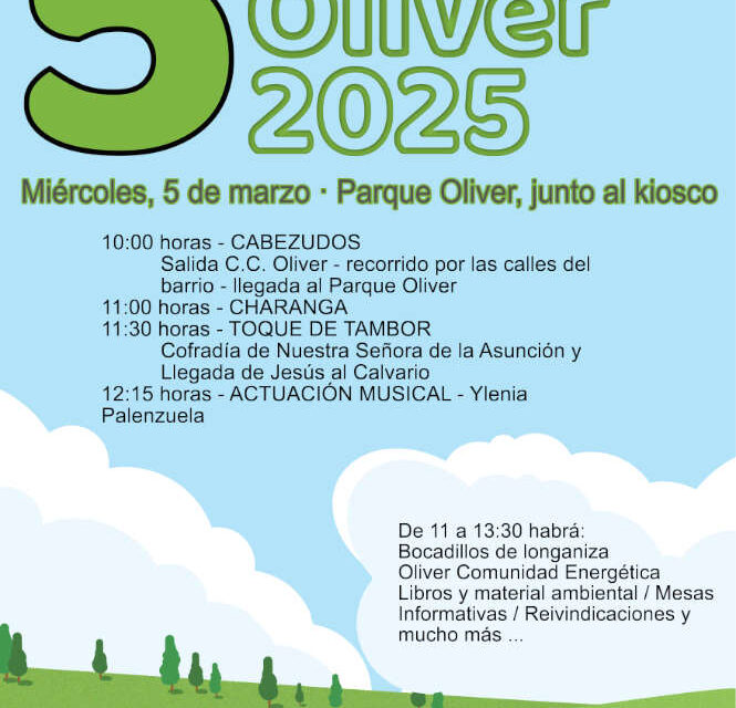 Llega la Cincomarzada de Oliver 2025