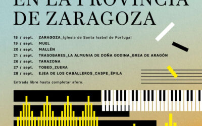 La DPZ organiza una nueva edición de sus Jornadas de Órgano con 12 conciertos en otros tantos municipios del 18 al 28 de septiembre