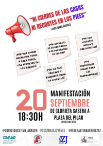 Manifestación Zonas Jóvenes