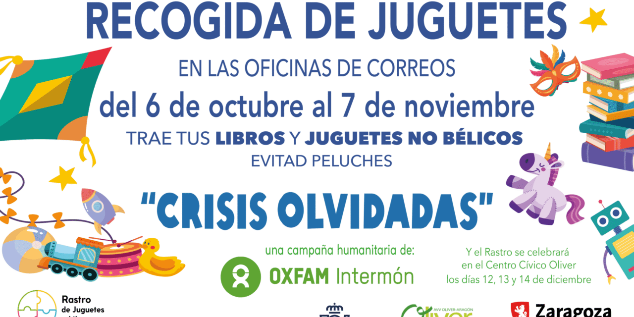 Comienza la recogida de donaciones para el Rastro de Juguetes de Oliver 2025