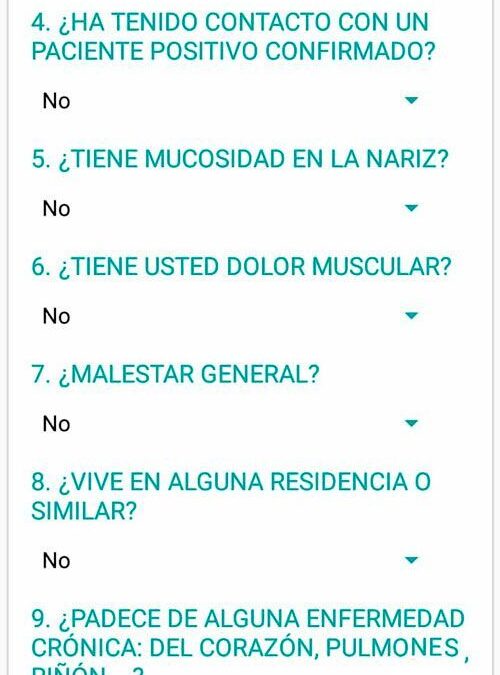 Autotest coronavirus – Salud Informa