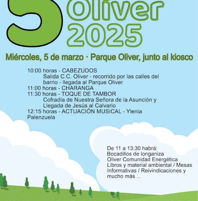 Cincomarzada Oliver 2025 para imprimir